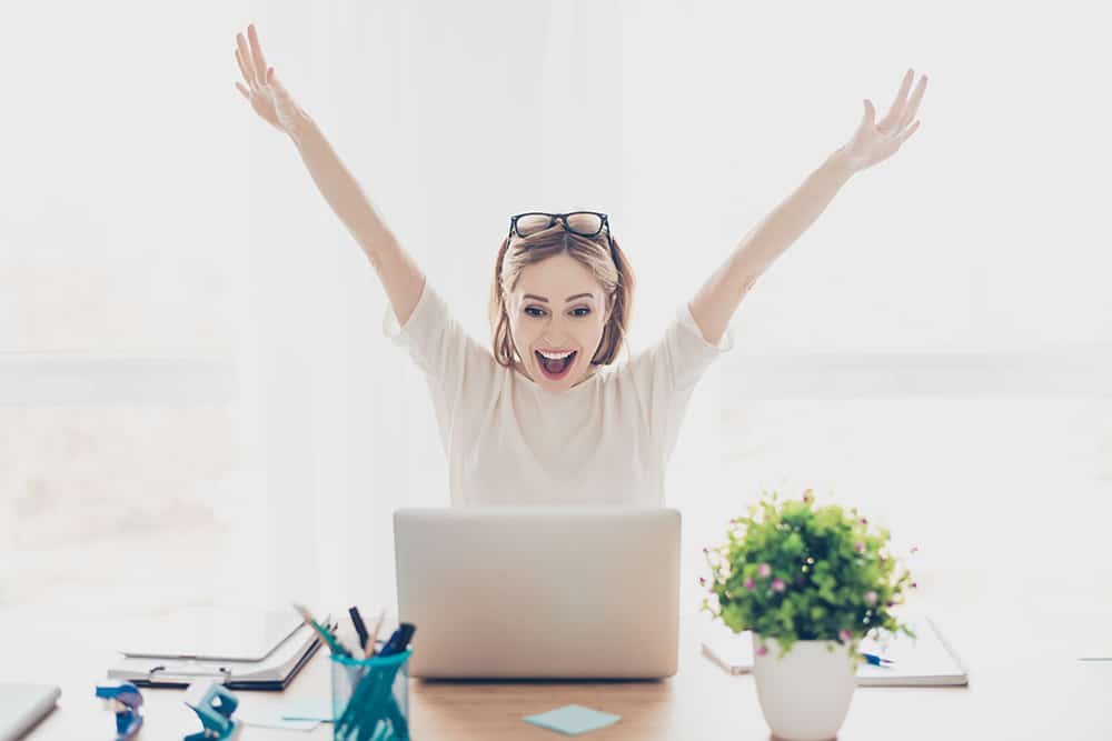happy women on laptop 2