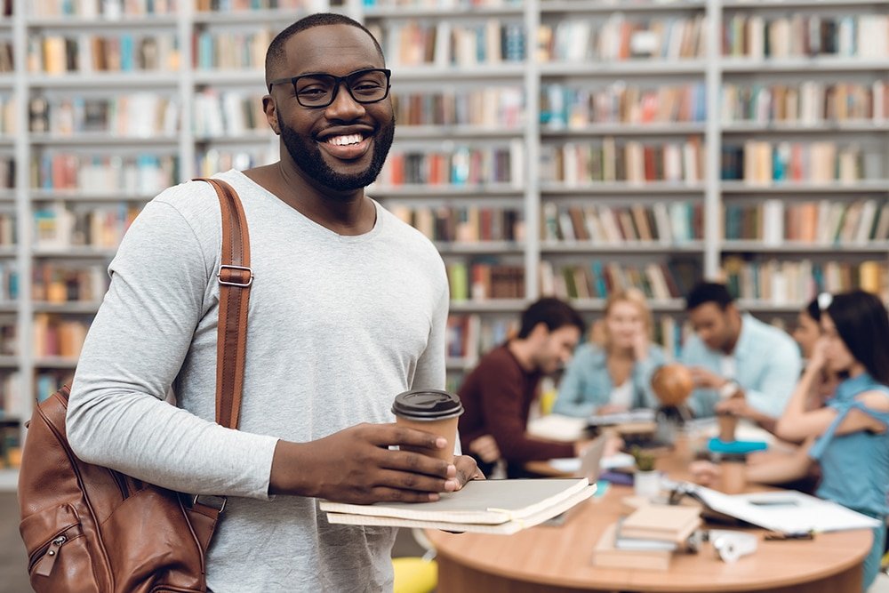 happy man library