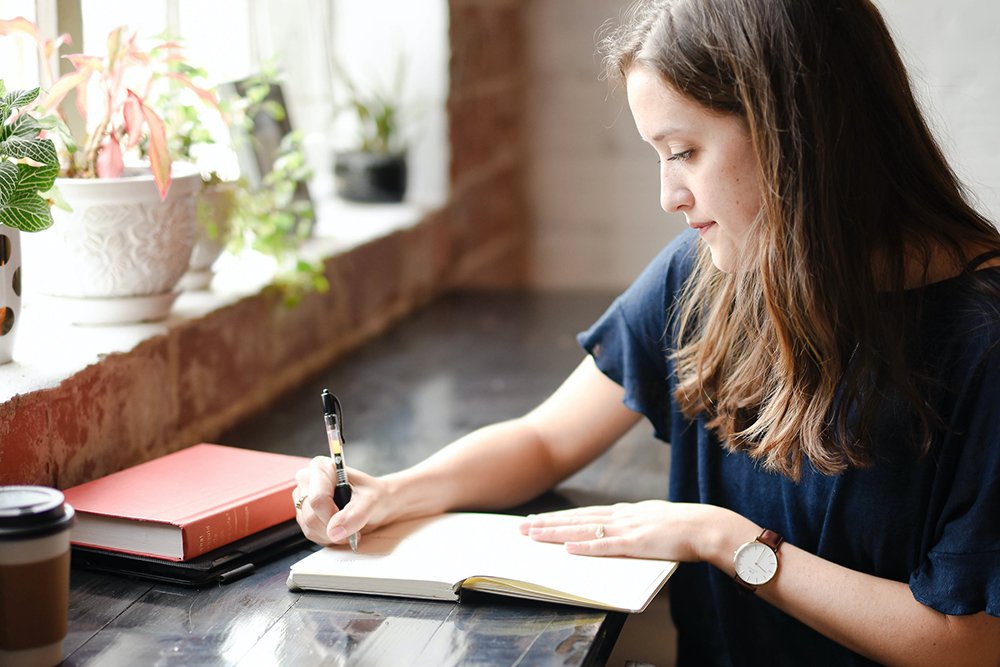woman Journaling