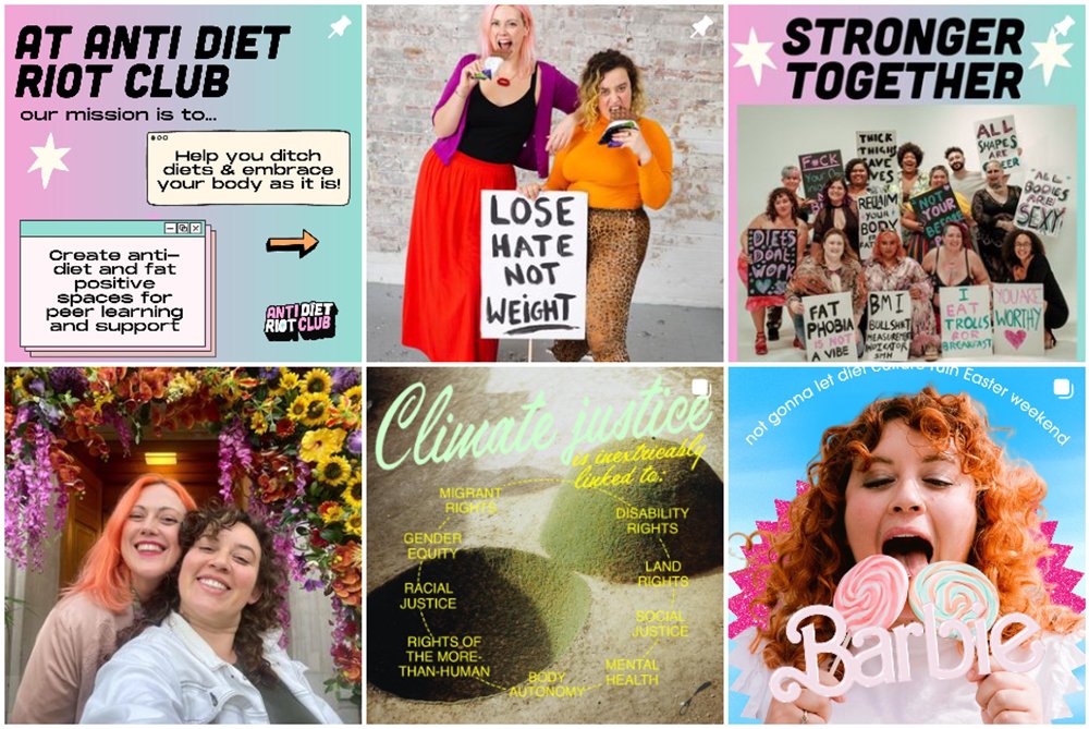 ANTI DIET RIOT CLUB - positive influencer
